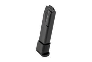 The Beretta CX4 Extended Magazine holds 20 rounds of 9mm ammunition